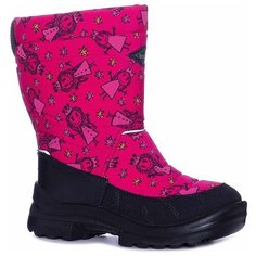 Сапоги Putkivarsi Princess Pink 1303/1203 3779 Kuoma, Размер 23, Цвет 3779-принт принцесса ярко-розовый