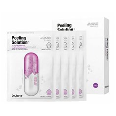 Набор тканевых 2-х ступенчатых пилинг-маскок Dr.Jart+ Dermask Ultra Jet Peeling Solution 5шт