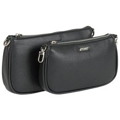 Сумка кросс-боди женская David Jones 6023-CM BLACK, черная, комплект