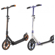 Самокат двухколесный складной Tech Team TT TRACKER 230 (покрытия деки - износостойкая резина) черный