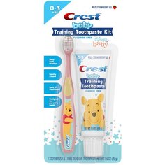 Crest Baby Training Toothpaste Kit – Детская зубная паста и щетка (Винни-Пух)