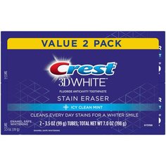 Crest 3D White Stain Eraser Icy Clean Mint – Набор из 2 зубных паст