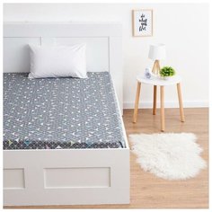 Простыня 1,5 сп Экономь и Я 150*215±3 "Треугольники", 120 гр/м2,100%хлопок,бязь 6937022