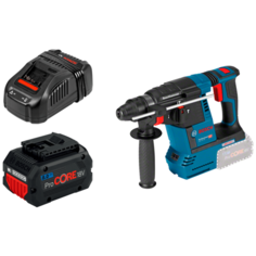Аккумуляторный перфоратор Bosch GBH 18V-26, 1x8 Ач+GAL 1880 CV, картон | 0615990M3N
