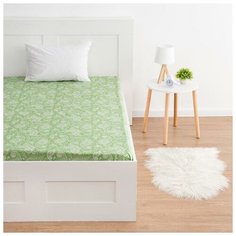 Простыня 1,5 сп Экономь и Я 150*215±3 "Огурцы" цв.оливковый, 120 гр/м2,100%хлопок,бязь 6937017