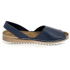 Босоножки из натуральной кожи INBLU VO-5E синего цвета (Размер 36 / 22,5см)