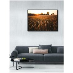 Плакат "Просто Постер" Поле ячменя летом 60x90 в раме ПростоПостер