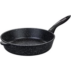 Сковорода Elan gallery Гармония вкуса/Гранит Мечта, 28 см, черный мрамор