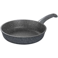 Сковорода Elan gallery Мрамор 120089, 24 см, черный