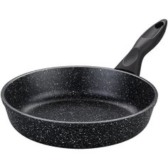 Сковорода Elan gallery Гармония вкуса/Гранит Мечта, 22 см, черный мрамор