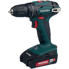Аккумуляторная дрель-шуруповерт Metabo BS 18 10мм 2.0Ah x2 Case