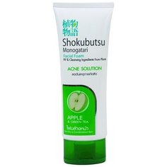 Shokubutsu пенка для лица для контроля за жирным блеском Яблоко, 100 г