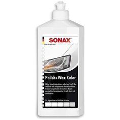 Воск для автомобиля SONAX цветной полироль с воском (белый) 0.5 л
