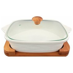 Горшок для запекания Elan gallery Айсберг 540041, 1.3 л, 29х24х13 см
