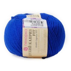 Пряжа Пехорка Детский каприз Fit, 100 % акрил, 50 г, 225 м, 5 шт., 491 ультрамарин