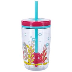 Contigo Стакан Floating straw tumbler 470 мл красный