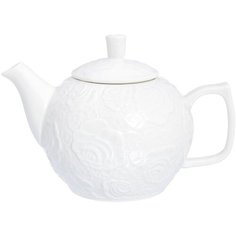 Чайник 17,5х11,5х11,5 см 575 мл Elan Gallery Белые розы