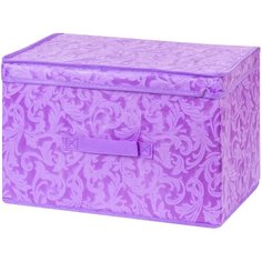 Набор 4 коробок для хранения обуви 33х23х14 см EL Casa Голубая+Розовая+Сиреневая+Салатовая рамки складные