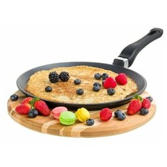 Сковорода блинная 26 см Гармония вкуса Elan Gallery Черный оникс, несъёмная ручка