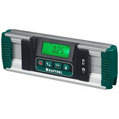 EXTREM уровень-уклономер электронный, 0-360°, Точность 0,05°, HOLD, Подсветка экрана, IP67, KRAFTOOL 34686