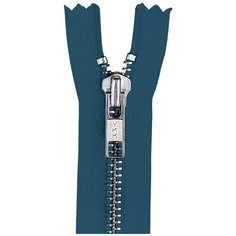 YKK Молния разъёмная 0573985/80, 80 см, джинсово-голубой/анти-никель