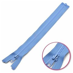 YKK Молния тракторная разъемная 4335956/75, 75 см, голубой/голубой