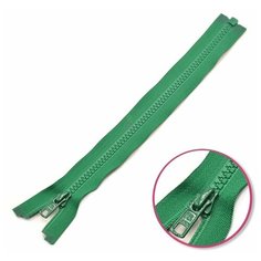 YKK Молния тракторная разъемная 4335956/75, 75 см, зеленый/зеленый