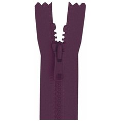 YKK Молния тракторная разъёмная 4335956/120, 120 см, баклажановый/баклажановый