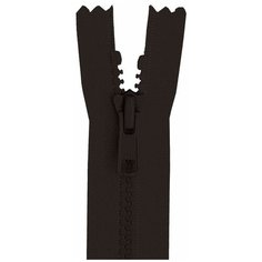 YKK Молния тракторная разъёмная 4335956/50, 50 см, темно-коричневый/темно-коричневый