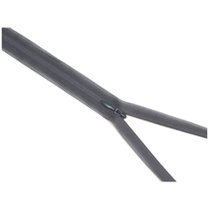 YKK Молния потайная неразъемная 0004715/60, 60 см, 182 асфальтно-серый/асфальтно-серый