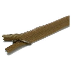 YKK Молния потайная неразъемная 0004715/60, 60 см, 078 темный хаки/темный хаки