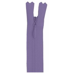 YKK Молния потайная неразъёмная 0004715/40, 40 см, пастельно-сиреневый/пастельно-сиреневый