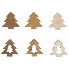 Декоративные фигурки Елки дерево 24 шт Rayher