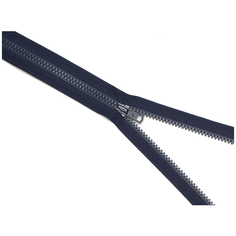 YKK Молния тракторная разъемная 4335956/75, 75 см, темно-синий/темно-синий