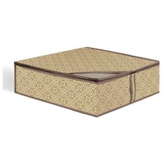 КОФР для хранения одеял, пледов и подушек МНД_17, ГЕЛЕОС "Миндаль"/бежевый/ 50х58х19 см