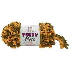 Пряжа для вязания Ализе Puffy More (100% микрополиэстер) 2х150г/11,5м цв.6277 Alize