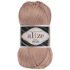 Пряжа для вязания Ализе Diva Plus (100% микрофибра акрил) 5х100г/220м цв.005 беж Alize