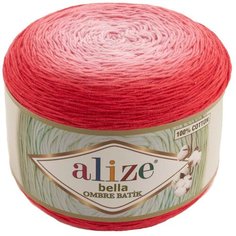 Пряжа для вязания Ализе Bella Ombre Batik (100% хлопок) 2х250г/900м цв.7404 Alize