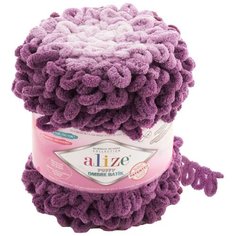 Пряжа для вязания Ализе Puffy Ombre Batik (100% микрополиэстер) 1х600г/55м цв.7427 Alize