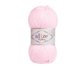 Пряжа для вязания Ализе My Baby (100% акрил) 5х50г/150м цв.185 детский розовый Alize