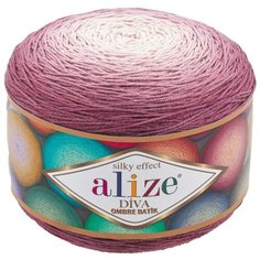 Пряжа для вязания Ализе Diva Ombre Batik (100% микрофибра) 2х250г/875м цв.7377 Alize
