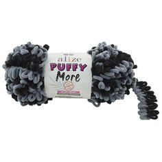 Пряжа для вязания Ализе Puffy More (100% микрополиэстер) 2х150г/11,5м цв.6284 Alize