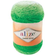 Пряжа для вязания Ализе Softy Plus Ombre Batik (100% микрополиэстер) 1х500г/600м цв.7287 Alize