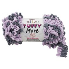 Пряжа для вязания Ализе Puffy More (100% микрополиэстер) 2х150г/11,5м цв.6285 Alize