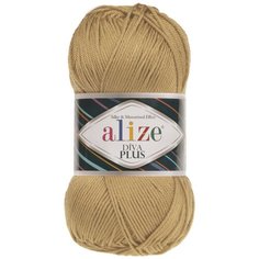 Пряжа для вязания Ализе Diva Plus (100% микрофибра акрил) 5х100г/220м цв.298 карамель Alize