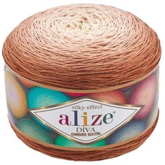 Пряжа для вязания Ализе Diva Ombre Batik (100% микрофибра) 2х250г/875м цв.7375 Alize