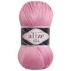 Пряжа для вязания Ализе Diva Plus (100% микрофибра акрил) 5х100г/220м цв.098 розовый Alize
