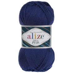 Пряжа для вязания Ализе Diva Plus (100% микрофибра акрил) 5х100г/220м цв.360 электрик Alize