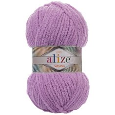 Пряжа для вязания Ализе Softy Plus (100% микрополиэстер) 5х100г/120м цв.047 багряник Alize