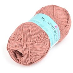 Пряжа для вязания ПЕХ Мультицветная (65% полиэстер, 35% хлопок) 5х50г/180м цв.788 марсала Пехорка